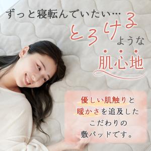 50%OFF 敷きパッド ダブル ふわふわ プ...の詳細画像1