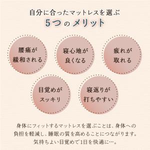 マットレストッパー 高反発 セミダブル 硬め ...の詳細画像2