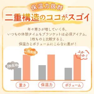 ひざ掛け 大判 おしゃれ かわいい ハーフケッ...の詳細画像4