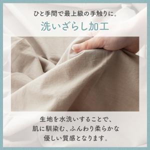 ボックスシーツ シングル 綿100% 洗いざら...の詳細画像3