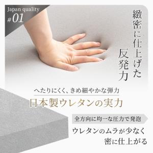 マットレス 折りたたみ 日本製 三つ折り 高反...の詳細画像4