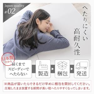 マットレス 折りたたみ 日本製 三つ折り 高反...の詳細画像5