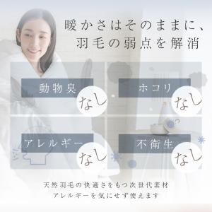 掛け布団 シングル 冬 羽毛布団 軽量 軽い ...の詳細画像3