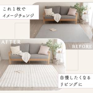 ラグ 洗える カーペット ラグマット 冬 冬用...の詳細画像5