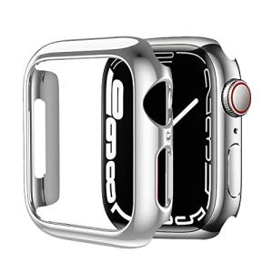 GOCROWEEN for Apple Watch7ケース 45MM アップルウォッチ7 カバー 保護ケース バンパーケース PC素材 メッキ仕上げ