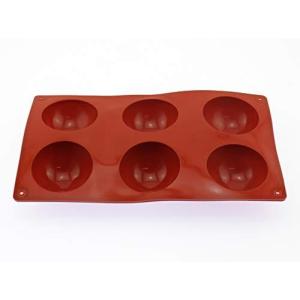 Olive-G シリコンモールド 半円 球体 6個 お菓子作り 石鹸