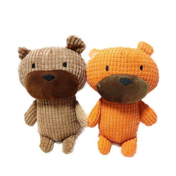 噛みぐるみ くま わんちゃんのおもちゃ ほのぼの 音がする ぬいぐるみ 犬のおもちゃ 運動不足 スト...