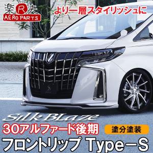 30系アルファード後期SSASRフロントリップType-SSilkBlazeシルク