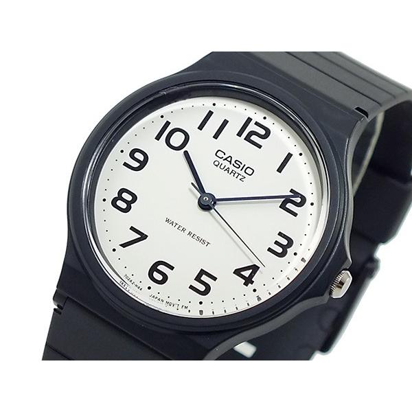 カシオ クオーツ 腕時計 MQ24-7B2L ホワイト×ブラック CASIO
