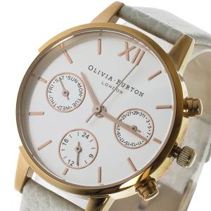 オリビアバートン OLIVIA BURTON クオーツ レディース 腕時計 OB15CGM56 ホワイト｜rakuport