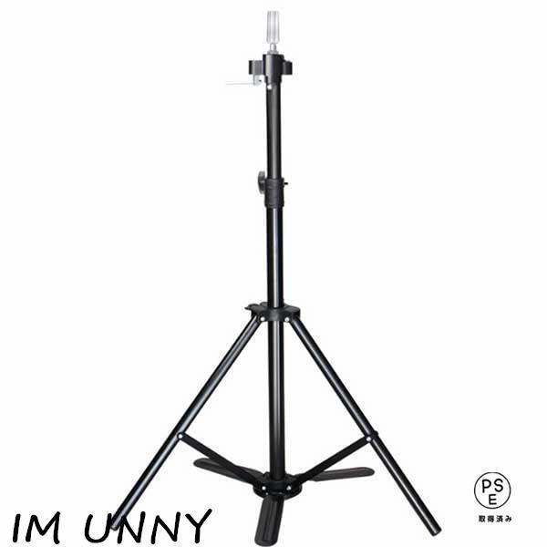 ミニ三脚スタンドメタル調整可能な ウィッグスタンド 美容師 スタンド クランプ マネキンヘッド練習用...