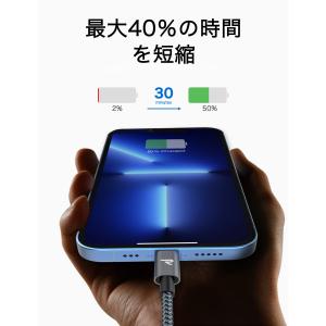 Rampow ライトニングケーブル 短い ip...の詳細画像2