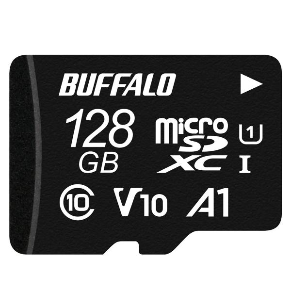 バッファロー microSD 128GB 100MB/s UHS-1 U1 microSDXC