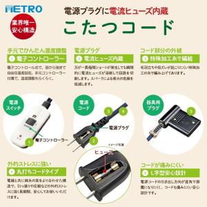 メトロ電気工業 BC-KE21D(A) こたつ...の詳細画像3