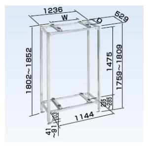 オーケー器材 PAキーパー 二段置台 ステンレス K-KWS15G｜rakurakumarket