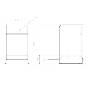 コンビウィズ KK21 着替え台用本体 おむつ...の詳細画像2