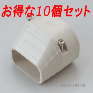因幡電工 スリムダクトLD 端末カバー LDEN-90-I アイボリー (10個セット)｜rakurakumarket