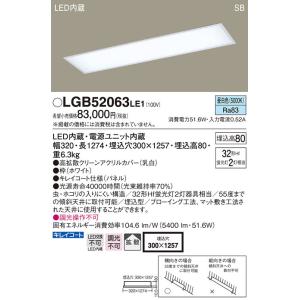 (送料無料) (法人様宛限定) パナソニック LGB52063LE1 LEDベースライト直管32形×...