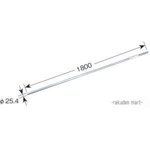 (法人様宛限定)DXアンテナ(10本セット) リブパイプ(1.8m・溶融亜鉛メッキ鋼管) MZ-180 アンテナマスト MZ180｜rakurakumarket