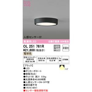 ODELIC（オーデリック） OL251758R 小型シーリングライト LED一体型 昼