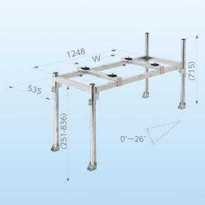※値下げ※【新品未使用4セット】30cm架台　C-NZJ-2 日晴金属】室外機据付台 平地用 C-NZJ-2: |e431（いいしざい） ネット