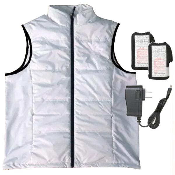 プロモート PHBEXW/LL 速暖！ヒートベストEXW LLサイズ ホワイト PROMOTE