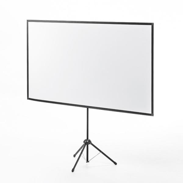 サンワサプライ PRS-SX80HD プロジェクタースクリーン(80型・三脚式・コンパクト収納・36...