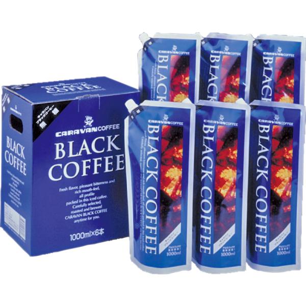 (のし包装無料対応可) キャラバンコーヒー 56065-000(BC-1) ブラックコーヒー無糖6本...