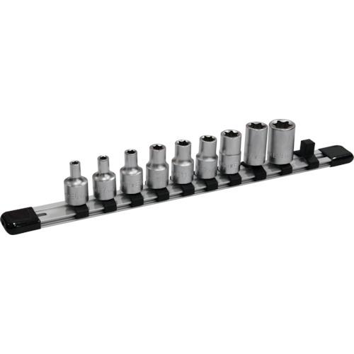 TONE HTXE309 ヘックスローブソケットセット E型トルクスソケットセット(ホルダー付) 差...