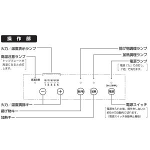 三化工業 SIH-BH113A IHクッキング...の詳細画像5