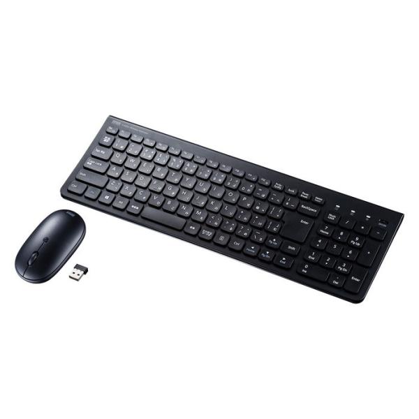 サンワサプライ SKB-WL31SETBK マウス付きワイヤレスキーボード