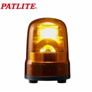 パトライト PATLITE RLR-M2-P-Y 強耐振大型パワーLED回転灯 黄 : 住