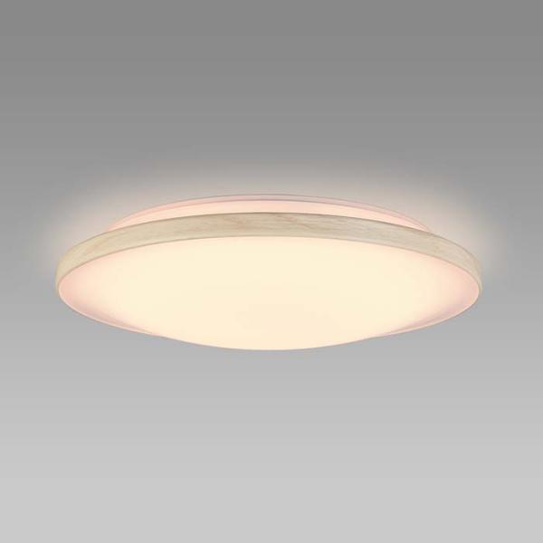 ホタルクス SLD230513L LED小型シーリングライト  電球色 乳白色アクリカバー、木目調モ...