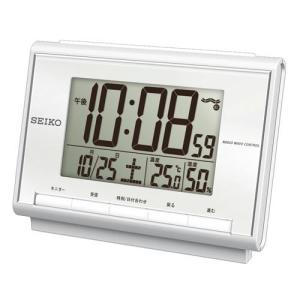 SEIKO（セイコー） SQ433S 電波時計 カレンダー 温度 湿度 掛置兼用
