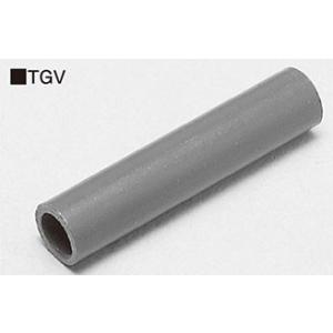 ニチフ 銅線用 絶縁被覆付圧着スリーブ B形 透明 TGVB-2-CLR (100個入)