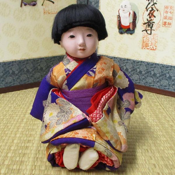京製市松人形　スワリ（女）【送料無料！】【松乾斎東光】