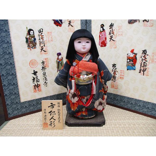 京製尺二市松人形（女）【送料無料！】【松乾斎東光】