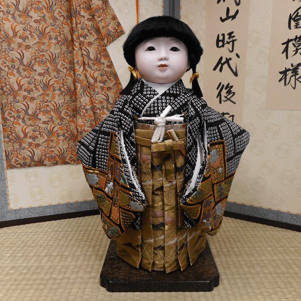 京製尺二市松人形（男）【送料無料！】【松乾斎東光】