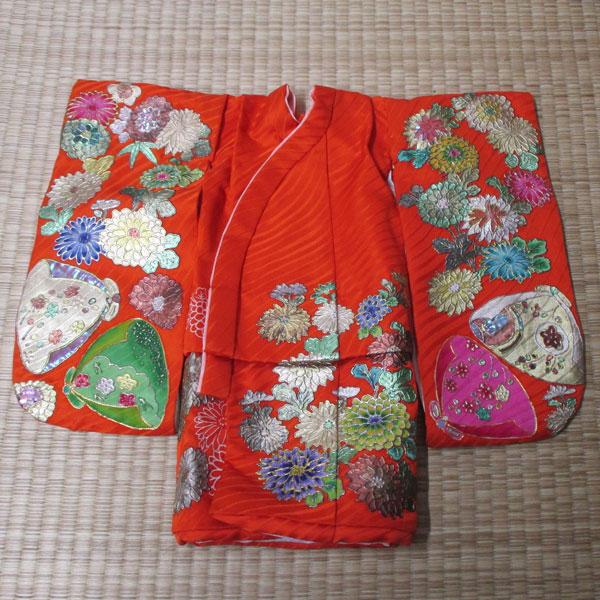 京製尺二市松人形用衣裳 【送料無料！】【特別提供品！】