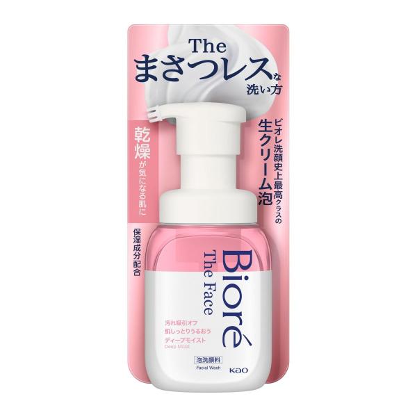 花王 ビオレ ザフェイス 泡洗顔料 ディープモイスト 本体 200ml