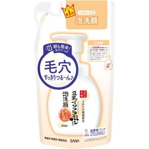 常盤薬品 SANA サナ なめらか本舗 泡洗顔 つめかえ用 180ml｜rakushindenki