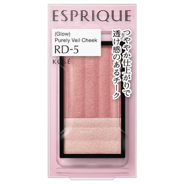 コーセー ESPRIQUE エスプリーク ピュアリーベール チーク RD-5 レッド系 3.3g
