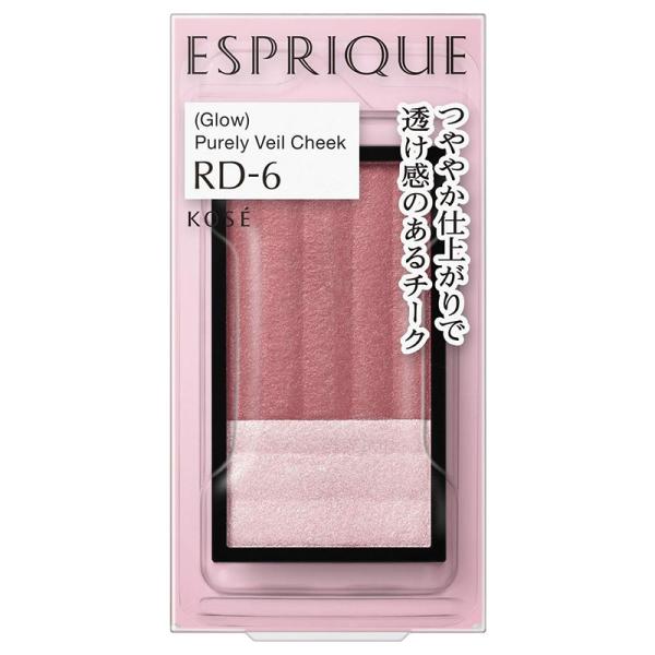 コーセー ESPRIQUE エスプリーク ピュアリーベール チーク RD-6 レッド系 3.3g