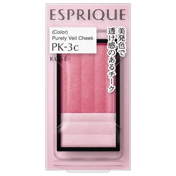 コーセー ESPRIQUE エスプリーク ピュアリーベール チーク PK-3c ピンク系 3.3g