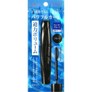 コーセー FASIO ファシオ パワフルカールマスカラEX ボリューム BK001 ブラック 7g