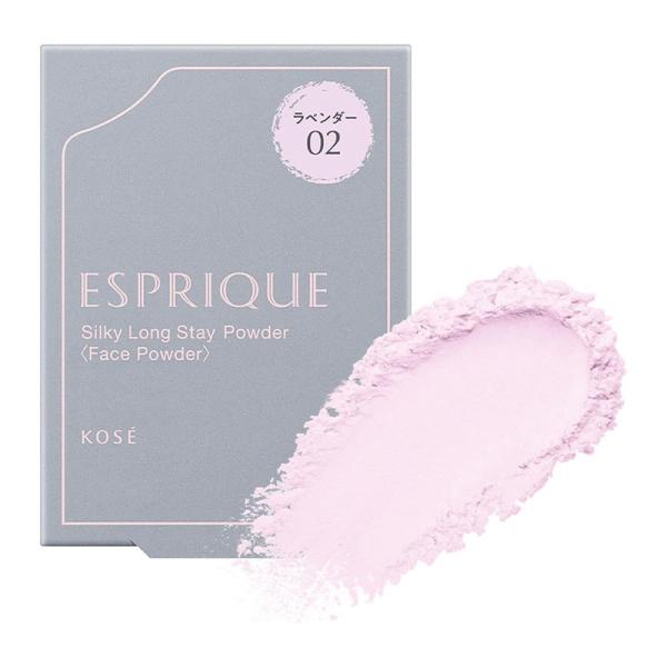 コーセー ESPRIQUE エスプリーク シルキーロングステイ パウダー 02 ラベンダー 6g