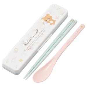 スケーター 箸 スプーン コンビセット リラックマ 花柄 18cm