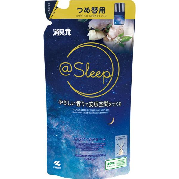 小林製薬 消臭元 ＠Sleep ゆめごこちフルール 寝室用 つめ替用 400ml