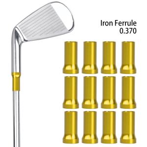 フェルール　アイアン用　ゴルフアクセサリー　ゴルフソケット　IRON用　ウェッジ用　12個入　.355/.370tipシャフト対応　5色あり　アルミニウム
