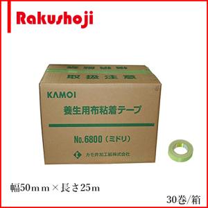 養生テープ カモ井加工紙 6500 25mm×25m 60巻×3箱 吹付塗装用 布粘着
